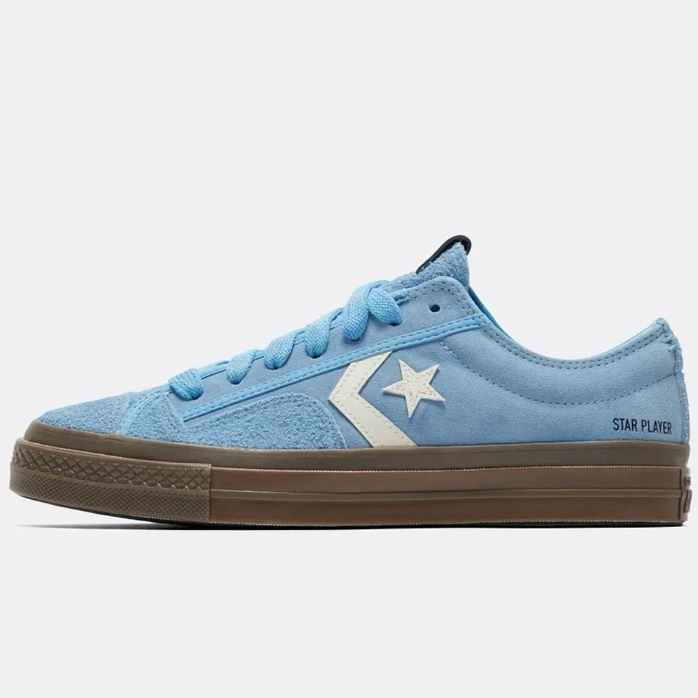 Converse Star Player 76 Suede Low 'Light Blue'sz 10.5, 11